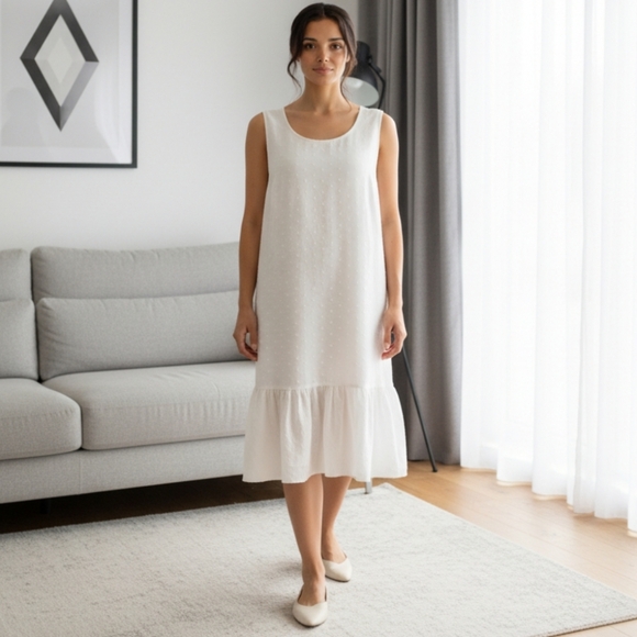 NWOT Tommy Hilfiger Textured Print Dress - Picture 2 of 7